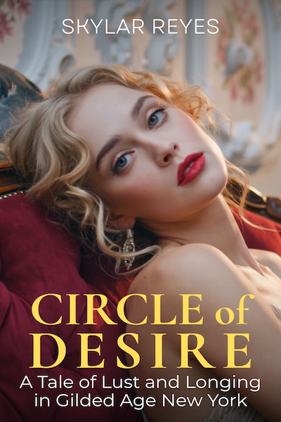 Circle of Desire book cover — historical erotica set in Gilded Age New York by Skylar Reyes